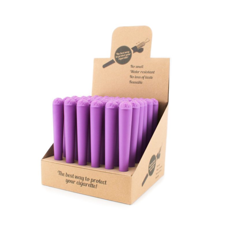 Joint Holders PURPLE Box36 - Magic Leaf Customize Joint Holder Cigarette  Protection
